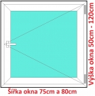 Plastov okna O SOFT rka 75 a 80cm